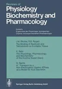 Reviews of Physiology, Biochemistry and Pharmacology by D. Fürst