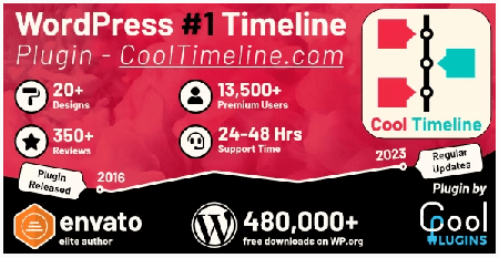 Codecanyon - Cool Timeline Pro v4.4 - WordPress Timeline Plugin NULLED