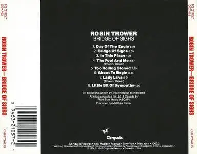 Robin Trower - Bridge Of Sighs (1974) {1985, Reissue}