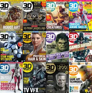 3D World - 2015 Full Year Issues Collection