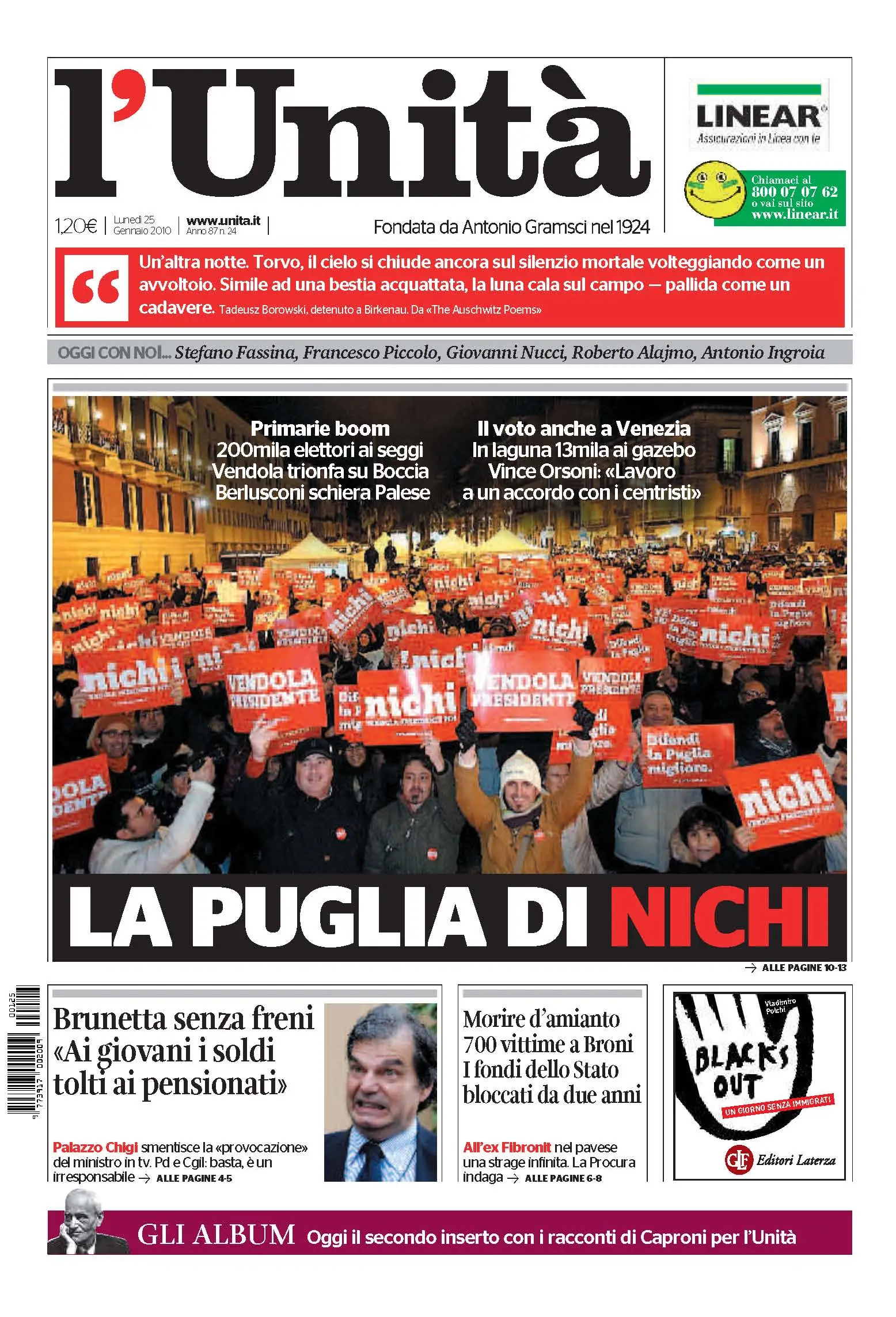 Unità 25.01.2010