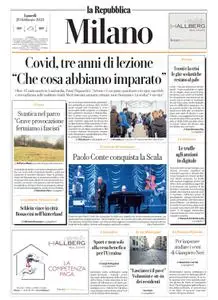 la Repubblica Milano - 20 Febbraio 2023