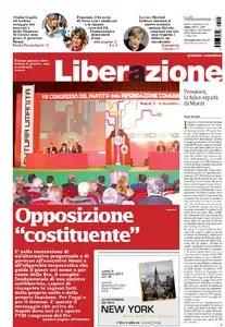 LIBERAZIONE 22 24 25 26 27 30 NOVEMBRE 01 02 03 DICEMBRE 2011