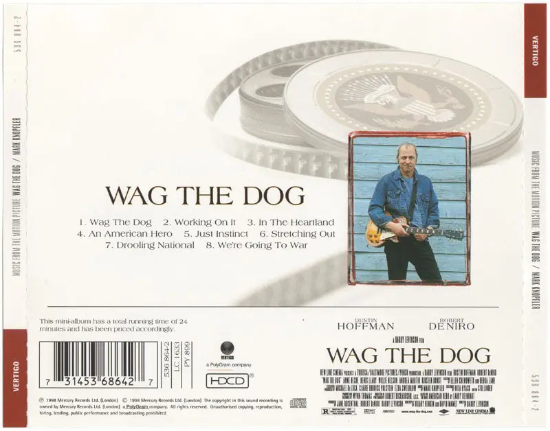 Wag the dog. Mark Knopfler 1998 - Wag the Dog. Wag the Dog обложка. Knopfler Mark 