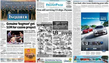 Philippine Daily Inquirer – November 19, 2012