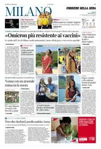 Corriere della Sera Milano - 4 Luglio 2022