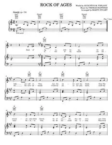 Rock Of Ages - Amazing Grace Movie, David Crowder (Piano-Vocal-Guitar)