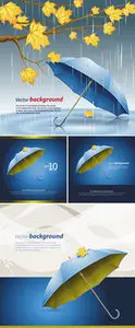 Autumn Umbrella Backgrounds