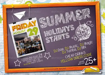 Blackboard Flyer
