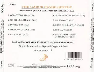 The Gabor Szabo Sextet - The Szabo Equation: Jazz/Mysticism/Exotica (1990) {DCC Jazz}