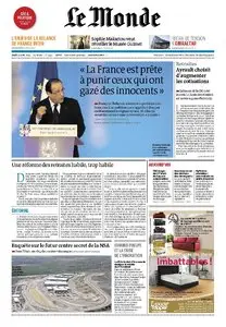 Le Monde du Jeudi, 29. Août 2013