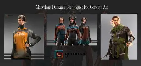 Gumroad - Marvelous Designer for Concept Art