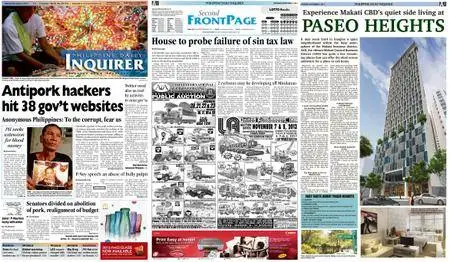 Philippine Daily Inquirer – November 04, 2013