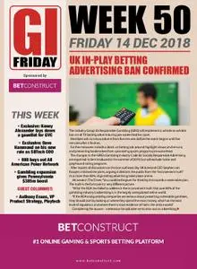 The Gambling Insider Friday – 14 December 2018