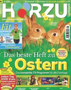 Hörzu Fernsehzeitschrift No 16 vom 19 bis 25 April 2014