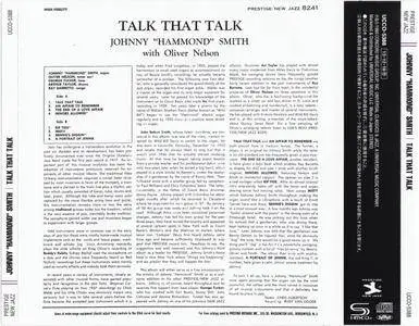 Johnny "Hammond" Smith - Talk That Talk (1960) {2013 Japan Prestige New Jazz Chronicle SHM-CD HR Cutting Series UCCO-5388}