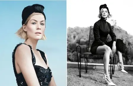 Rosamund Pike by Willy Vanderperre & David Fincher for W magazine May 2014