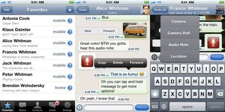 WhatsApp Messenger [iPhone] v2.8.7