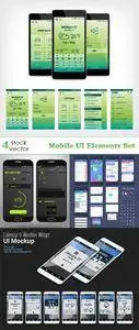 Vectors - Mobile UI Elements Set