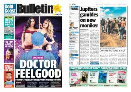 The Gold Coast Bulletin – August 28, 2015