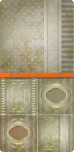 Delicate vintage vector backgrounds