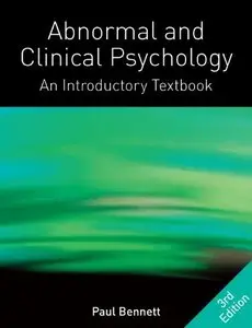 Abnormal and Clinical Psychology: An Introductory Textbook (3rd edition) (Repost)