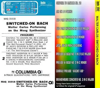 Walter Carlos - Switched-On Bach {Q8 to DVD Audio} (1968) (ISO) {1972 Columbia Masterworks}