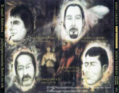 John Carson's Hypermania - Down To Birth (1999)