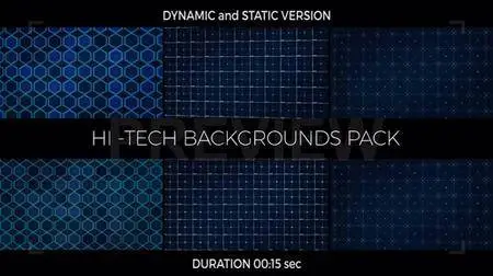 Hi-Tech Backgrounds Pack Motion Graphic