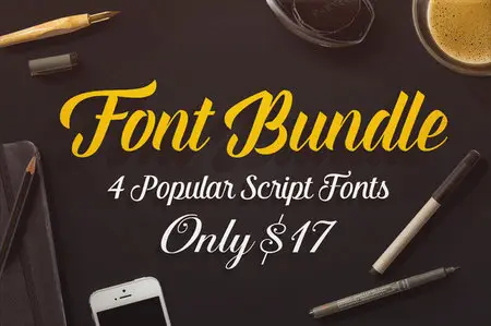 CreativeMarket - Script Font Bundle