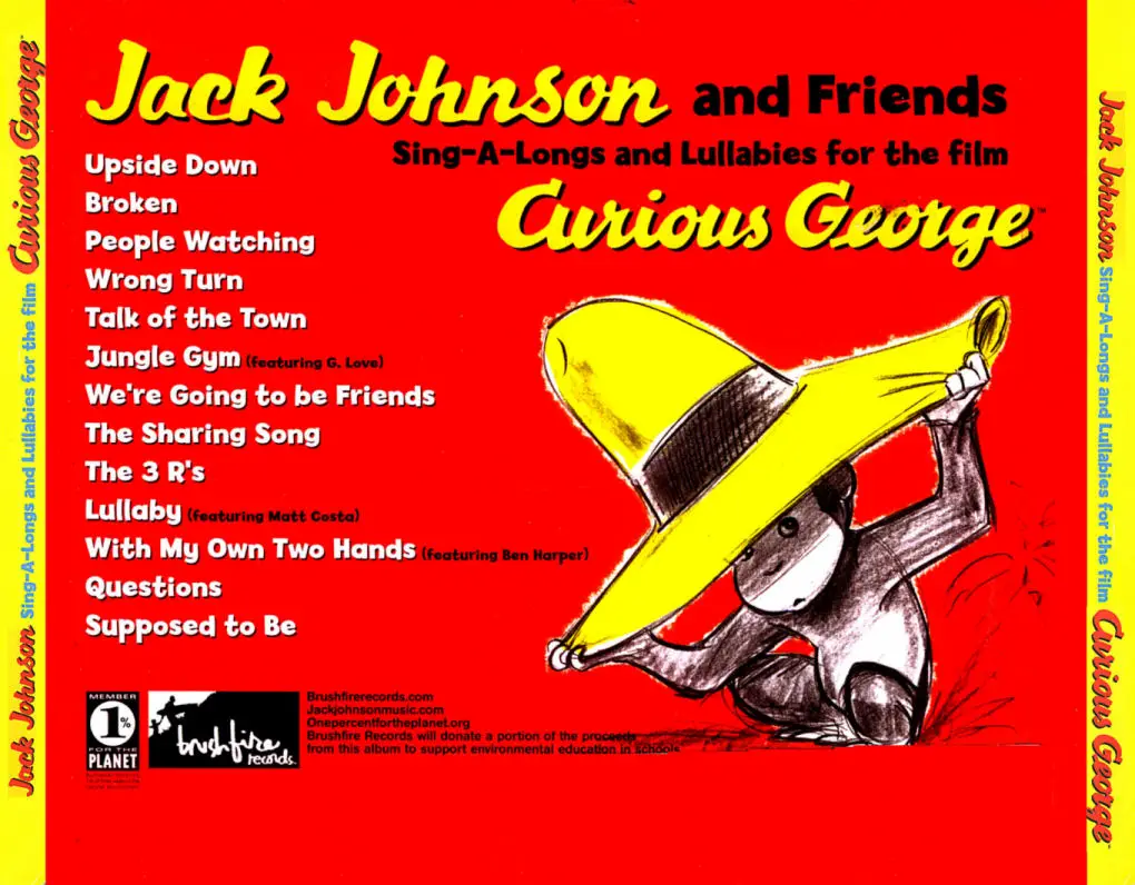 Jack Johnson – Sing-A-Longs And Lullabies For The Film Curious George ...