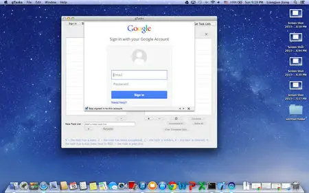 GTasks v1.3 Mac OS X