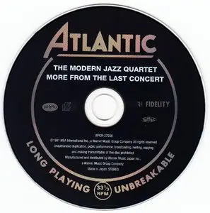 The Modern Jazz Quartet - More From The Last Concert (1974) {2014 Japan Jazz Best Collection 1000 Series 24bit WPCR-27938}