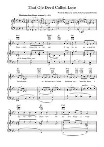 That ole devil called love - Billie Holiday (Piano-Vocal-Guitar (Piano Accompaniment))