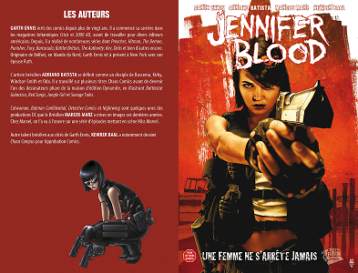 Jennifer Blood - Tome 1 - Une Femme Ne S'arrête Jamais (Panini - 100% Fusion Comics)