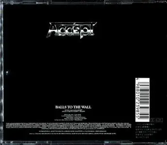 Accept - Balls To The Wall (1983) {1989, Japan 1st Press}