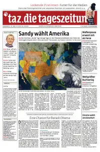 Tageszeitung TAZ vom 30 Oktober 2012