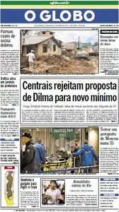 Jornal O Globo - 25 de janeiro de 2011