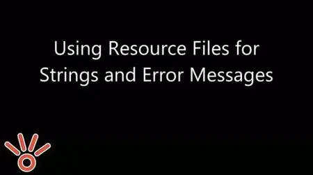Using Resource Files for Strings and Error Messages