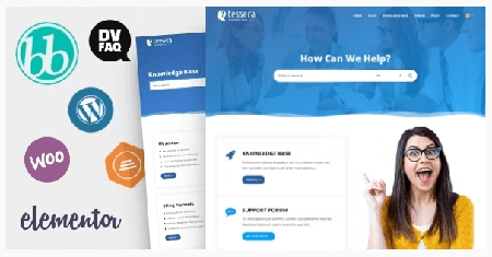 ThemeForest - Tessera v2.7 - Knowledge Base & Support Forum WordPress Theme