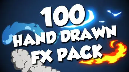 100 Hand Drawn FX Pack - Motion Graphics (VideoHive)