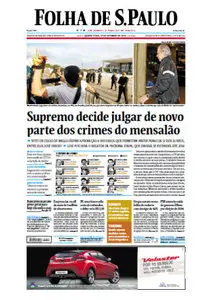 Folha de São Paulo - 19 de setembro de 2013 - Quinta