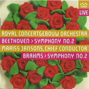 Beethoven: Symphony No. 2 / Brahms: Symphony No. 2 - Royal Concertgebouw Orchestra / Jansons {Hybrid-SACD // ISO & HiRes FLAC} 