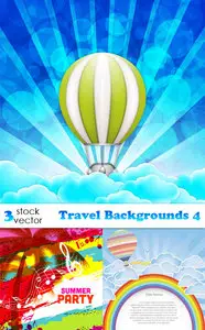 Vectors - Travel Backgrounds 4