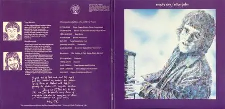 elton john album cover empty sky