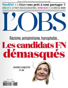 L'Obs N 2627 - 12 au 18 Mars 2015
