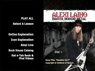 Alexi Laiho: Master Modern Metal 4 DVD [repost]