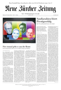 Neue Zurcher Zeitung International  - 19 Februar 2025