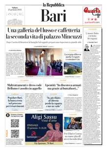 la Repubblica Bari - 25 Gennaio 2025