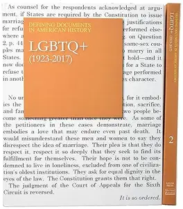 Defining Documents in American History: LGBTQ+: Print Purchase Includes Free Online Access